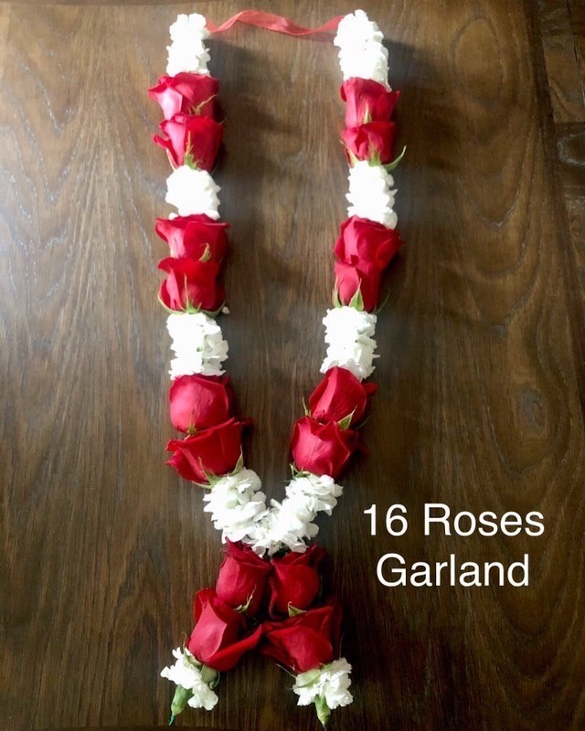 16 Roses Garland $115