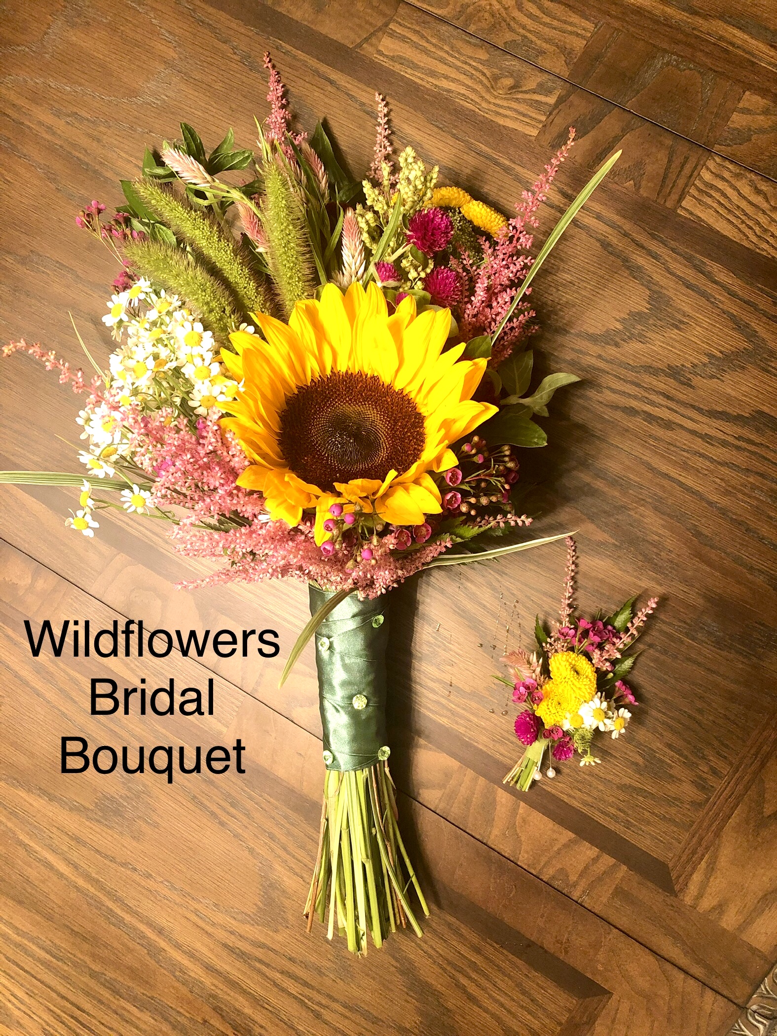 $185  Bridal Bouquet Wildflowers                                    