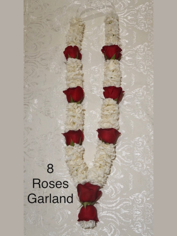 8 Roses Garland $100                                               