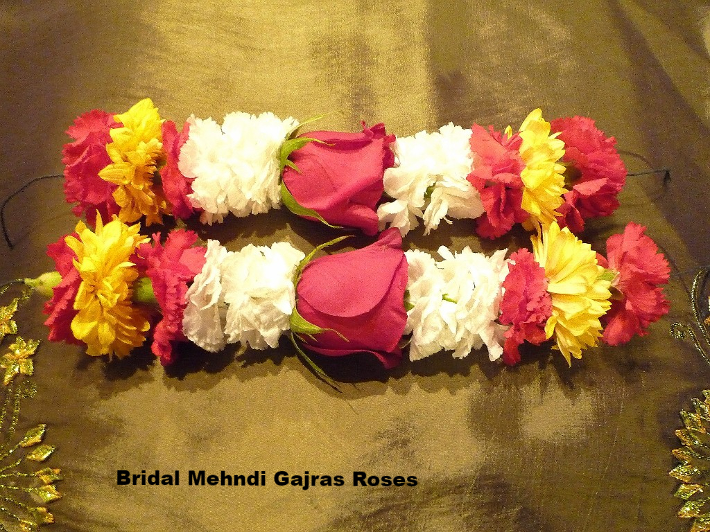 Bridal Mehdi Gajras /Roses$15 each                                                               
